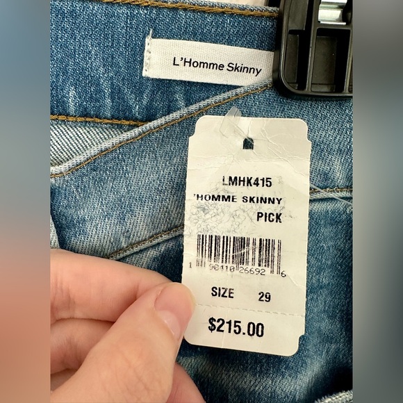 Frame L’homme Skinny men’s denim jeans NWT - Picture 6 of 7